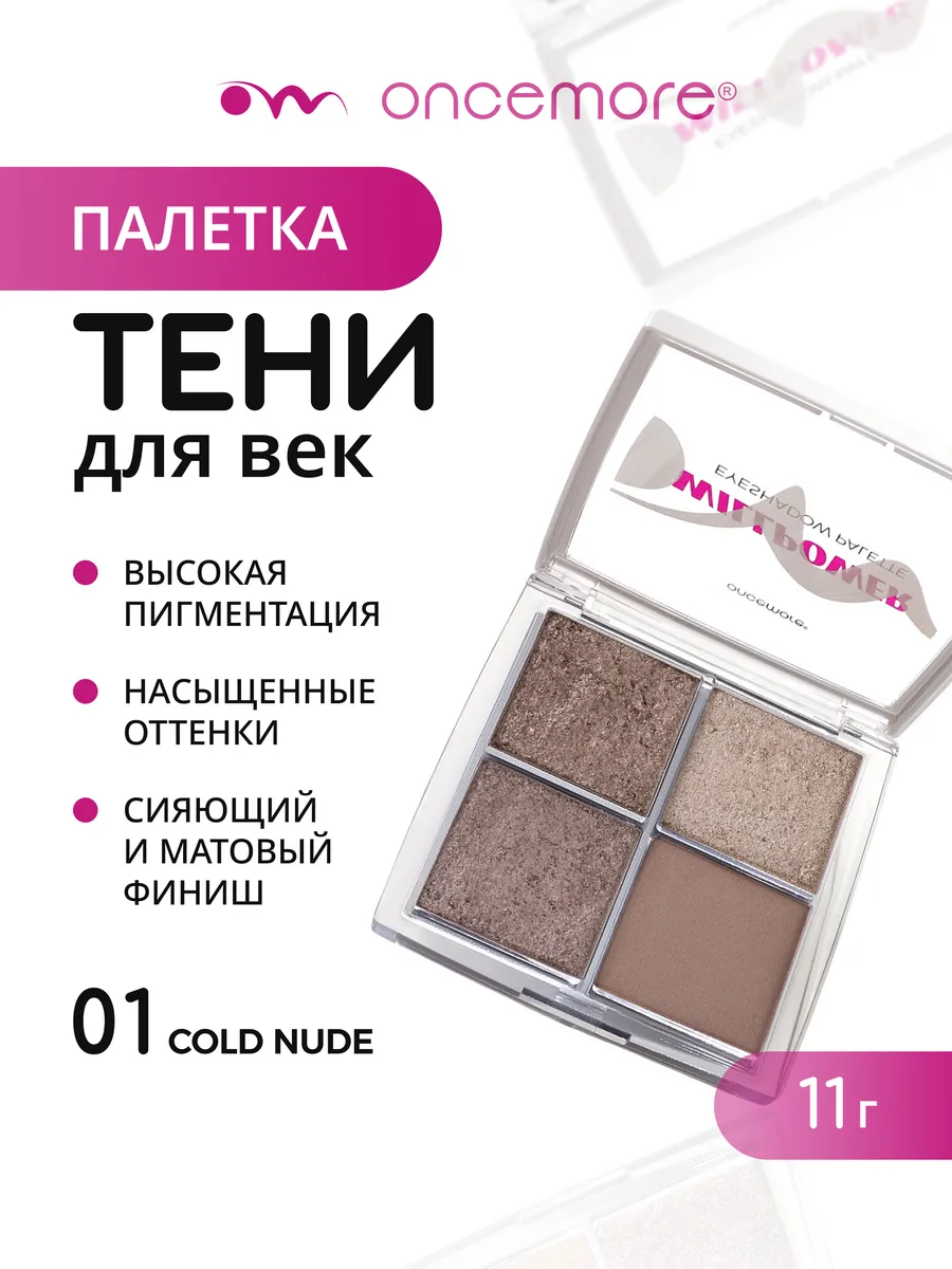 Палетка теней для век Willpower тон 01