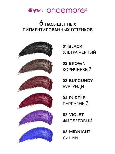 Термотушь для ресниц синяя