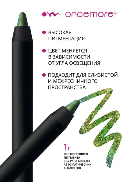 Карандаш для глаз хамелеон гелевый тон 02