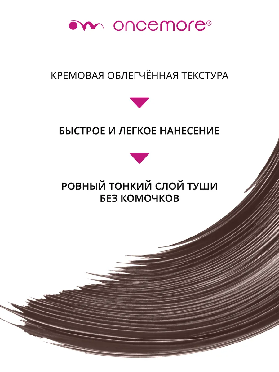 Тушь для ресниц коричневая Термотушь