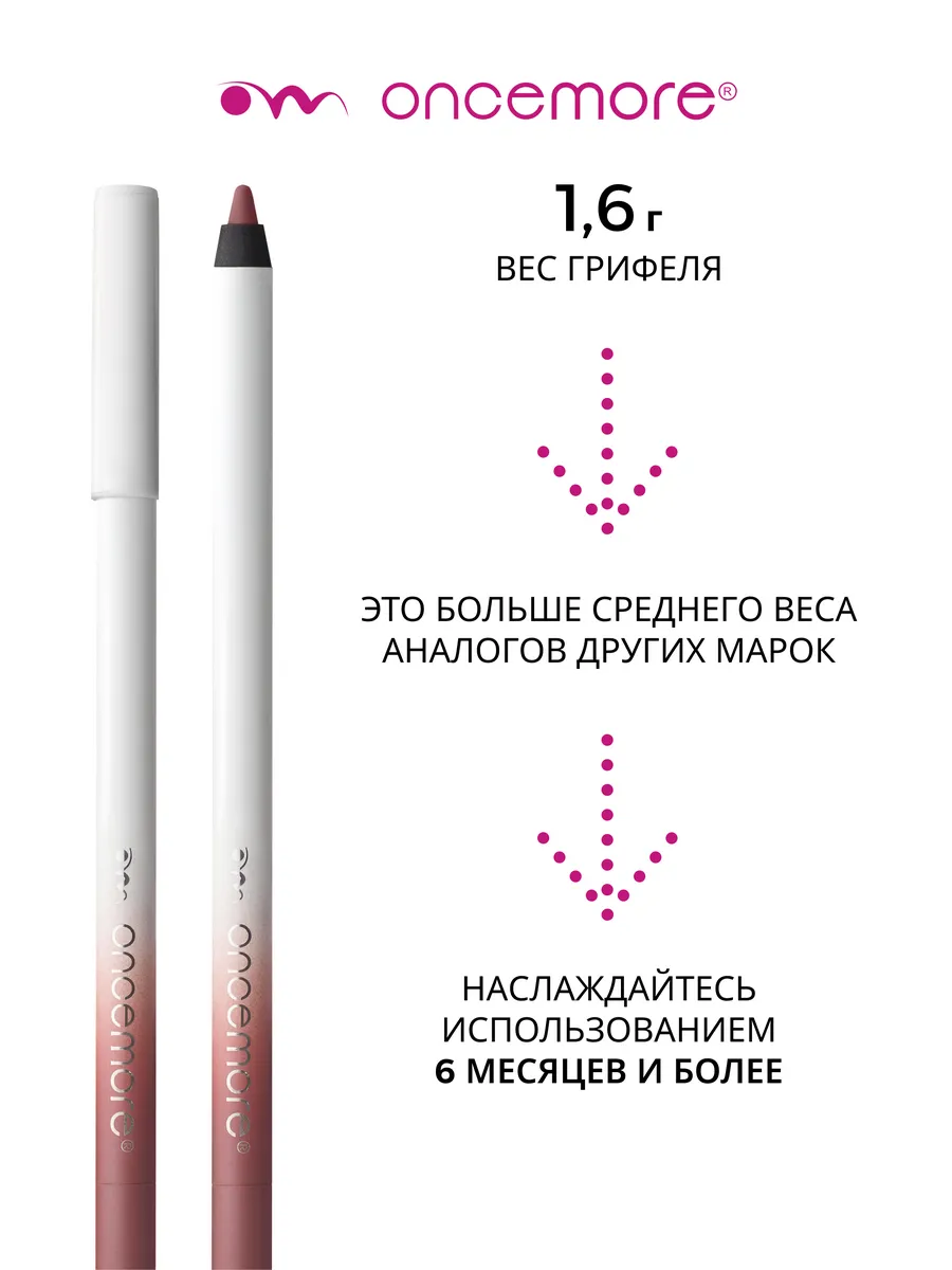 Карандаш для губ нюдовый стойкий тон 04